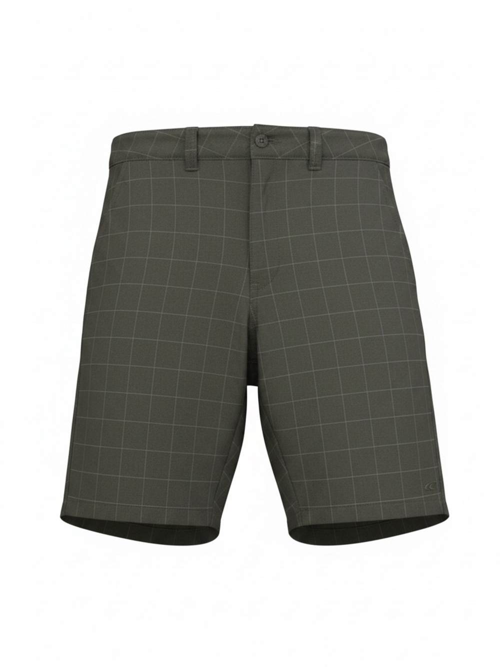 O’Neill•Men's Gray Chino Style Checkered Shorts